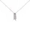 Daria Messika small model necklace in white gold and diamonds - 00pp thumbnail