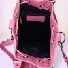 Balenciaga Pompon handbag in pink leather - Detail D3 thumbnail