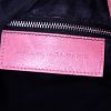 Balenciaga Pompon handbag in pink leather - Detail D4 thumbnail