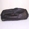 Balenciaga Velo shoulder bag in black leather - Detail D5 thumbnail