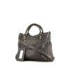 Balenciaga bag worn on the shoulder or carried in the hand in grey leather - 00pp thumbnail