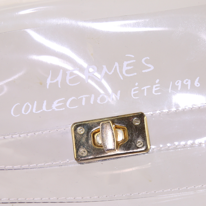 Hermès Kelly handbag in transparent resin - Detail D3