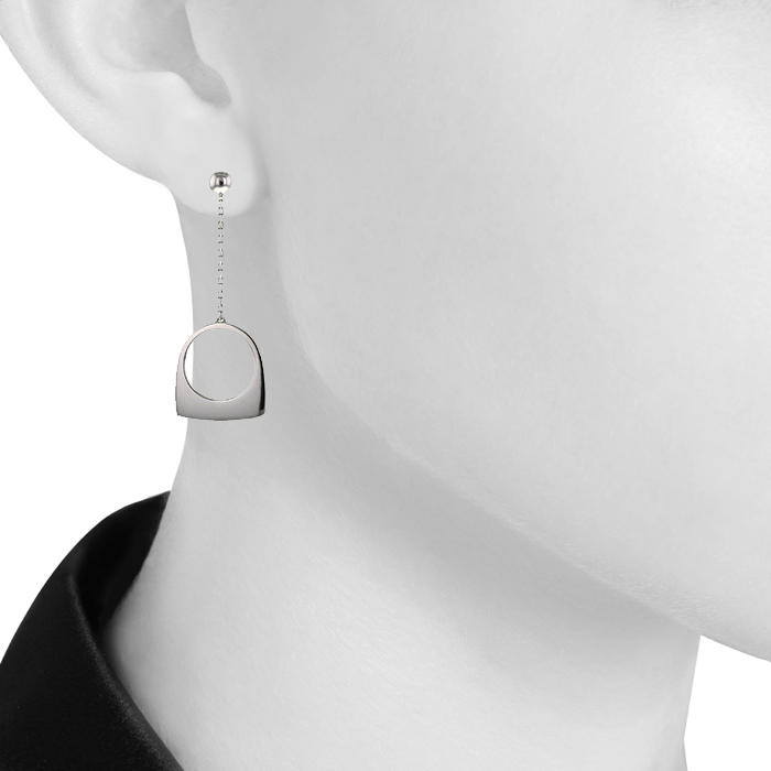 Fred Success pendants earrings in white gold