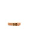 Hermès Ceinture small model belt in gold, white, blue and red leather - 360 Front thumbnail