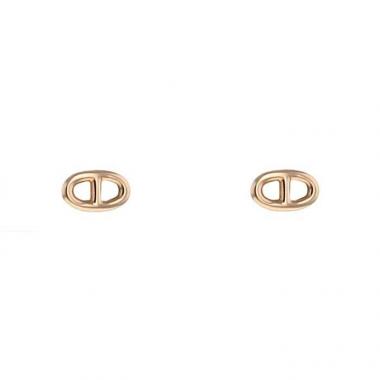 Pendientes Hermes Chaine d'Ancre en oro rosa