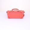 Sac bandoulière Celine Luggage Nano en cuir rouge - Detail D5 thumbnail