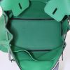 Hermes Birkin 25 cm handbag in green Bamboo Swift leather - Detail D2 thumbnail
