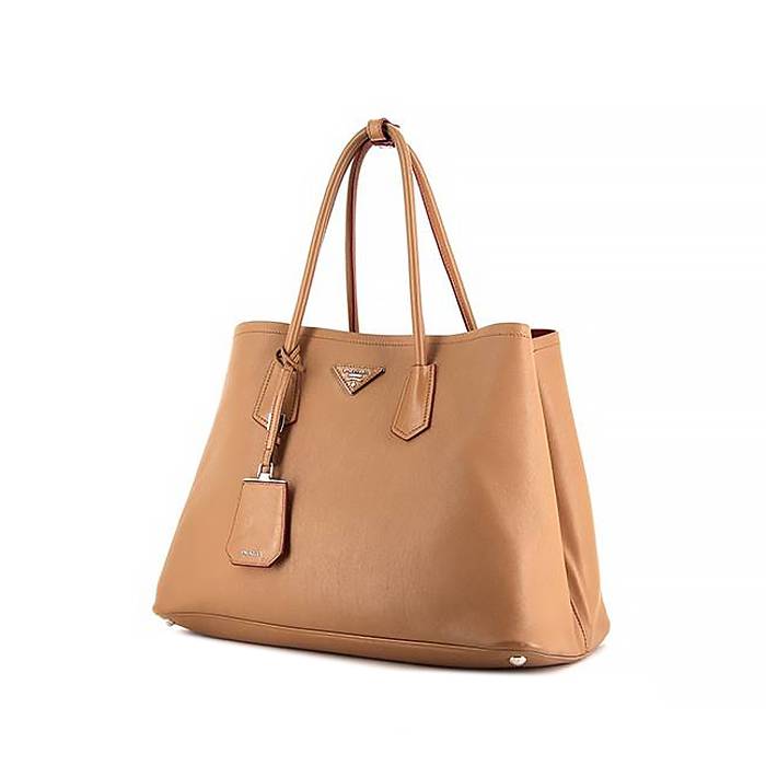Prada Double Bag In Caramel We Are Doubling Down On The Brand-New Prada Bag  POPSUGAR Fashion Photo 
