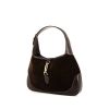 Gucci Jackie handbag in brown leather and brown suede - 00pp thumbnail