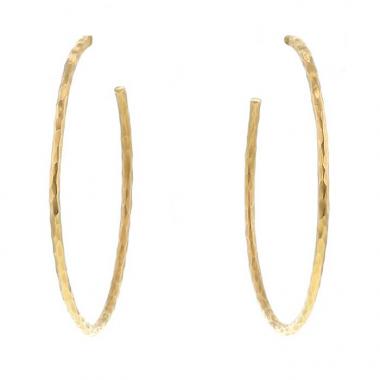 Paire de créoles Tiffany & Co Paloma Picasso en or jaune