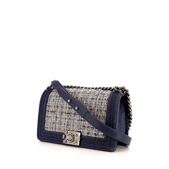 Chanel Coco Beach Denim Messenger Bag - Blue Shoulder Bags