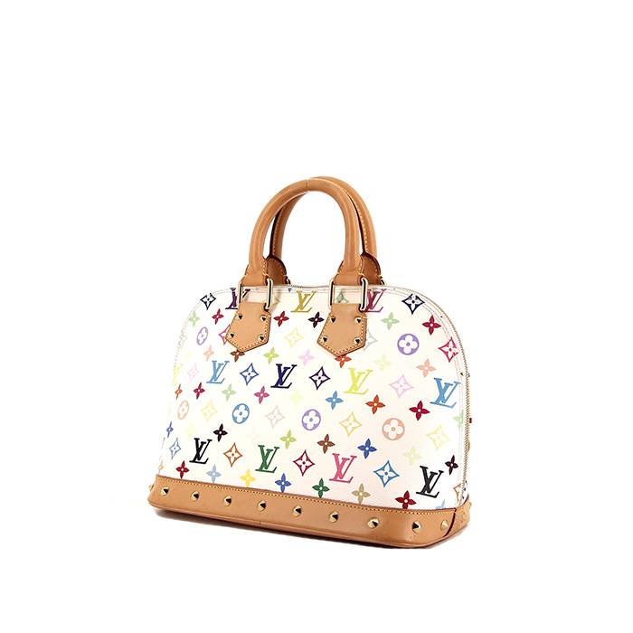 Louis Vuitton 'Alma' White Multicolor Monogram Canvas Handbag - Louis  Vuitton
