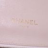 Chanel Mademoiselle handbag in beige quilted canvas and brown leather - Detail D3 thumbnail