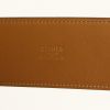 Hermes belt in brown ostrich leather - Detail D3 thumbnail