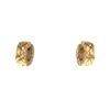 Paire de boucles d'oreilles Chanel Matelassé en or jaune - 00pp thumbnail