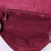 Dior Dioraddict shoulder bag in burgundy leather - Detail D3 thumbnail