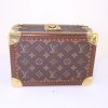 Bauletto Louis Vuitton modello piccolo in tela monogram marrone e pelle naturale - Detail D4 thumbnail