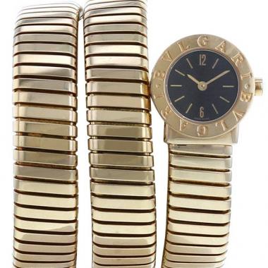 Bulgari Tubogas watch in yellow gold Ref:  BB191T Circa  1998