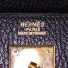 Bolso de mano Hermes Kelly 32 cm en cuero Fjord negro - Detail D4 thumbnail