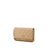 Borsa a tracolla Chanel Wallet on Chain in pelle beige - 00pp thumbnail