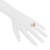 Boucheron Grains de Mure ring in yellow gold,  pink gold and pearls - Detail D1 thumbnail