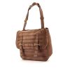 Saint Laurent Besace Messenger handbag in brown suede - 00pp thumbnail