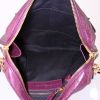 Bolso bandolera Balenciaga en cuero color berenjena - Detail D3 thumbnail