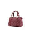 Dior handbag in burgundy logo canvas and burgundy leather - 00pp thumbnail