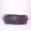 Yves Saint Laurent Easy handbag in two tones, pink and purple patent leather - Detail D4 thumbnail