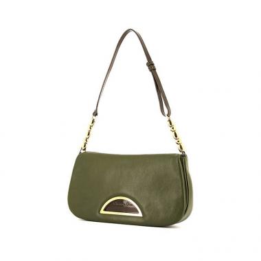 Sac à main Dior Dior Malice en cuir vert