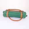 Fendi Selleria handbag in green and ochre leather - Detail D4 thumbnail