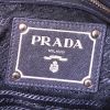 Prada Daino shopping bag in black leather - Detail D4 thumbnail