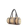 Burberry handbag in Haymarket canvas and black patent leather - 00pp thumbnail