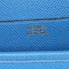 Sac porté épaule Hermes Balle De Golf en cuir epsom bleu- électrique - Detail D3 thumbnail