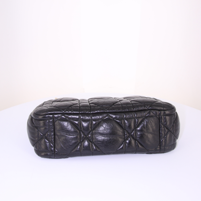 Dior Milly La Forêt shoulder bag in black quilted leather - Detail D5