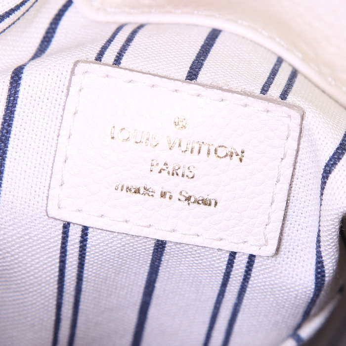 Sac à main Louis Vuitton Artsy en cuir monogram empreinte crème - Detail D3