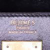 Hermes Kelly 35 cm handbag in black box leather - Detail D4 thumbnail