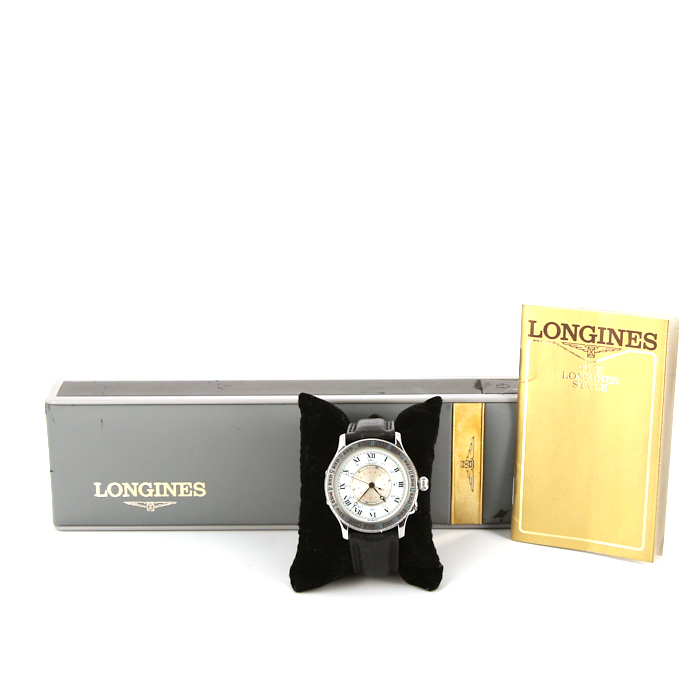 Reloj Longines Lindbergh de acero Circa  2000