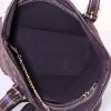 Louis Vuitton Bucket handbag in ebene monogram canvas Idylle and brown leather - Detail D2 thumbnail