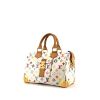 Louis Vuitton Speedy Editions Limitées handbag in white multicolor monogram canvas and natural leather - 00pp thumbnail