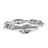 Bracciale Hermes Chaine d'Ancre modello grande in argento - 00pp thumbnail