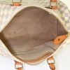 Louis Vuitton Speedy 35 handbag in azur damier canvas and natural leather - Detail D2 thumbnail