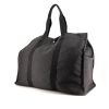 Bolso Cabás Hermes Toto Bag - Shop Bag modelo grande en lona gris y negra - 00pp thumbnail