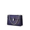 Bulgari Serpenti Forever medium model handbag in blue leather - 00pp thumbnail