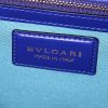 Bolso de mano Bulgari Serpenti Forever modelo mediano en cuero azul - Detail D4 thumbnail