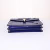 Bulgari Serpenti Forever medium model handbag in blue leather - Detail D5 thumbnail