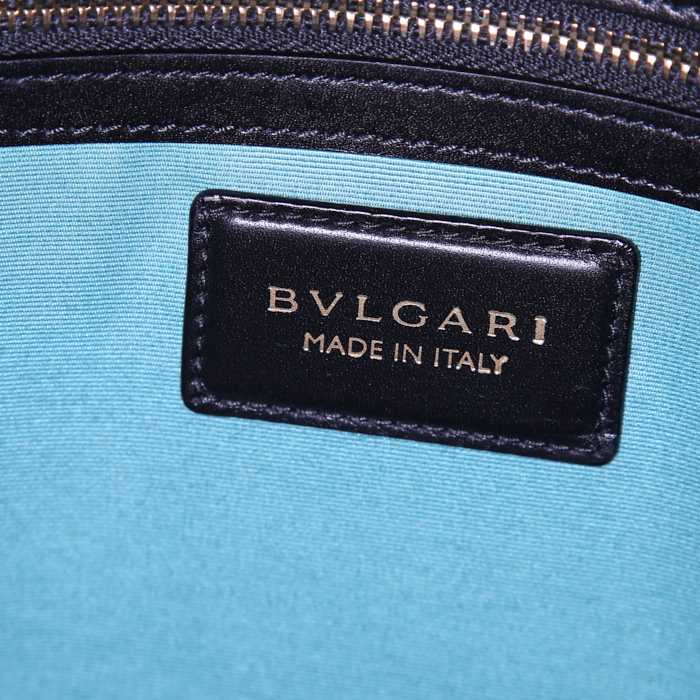 Borsa Bulgari in pelle nera - Detail D4