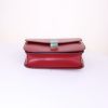 Celine Classic Box shoulder bag in red box leather - Detail D4 thumbnail