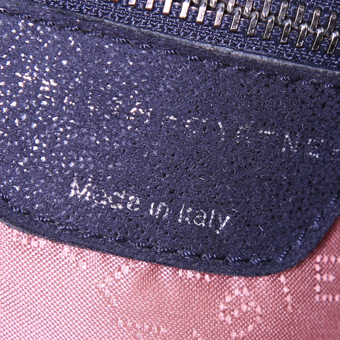 Stella McCartney bag in navy blue canvas - Detail D5