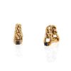 Cartier 1980's pair of cufflinks in yellow gold and sapphires - 00pp thumbnail
